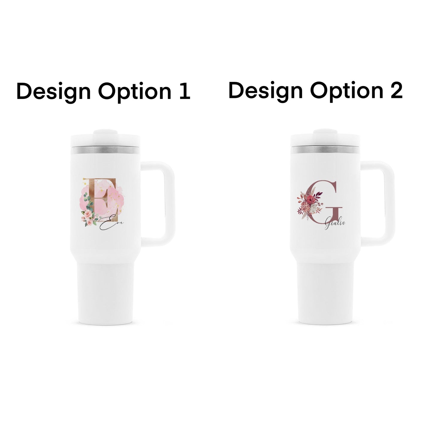 Thermo-Reisebecher mit Griff