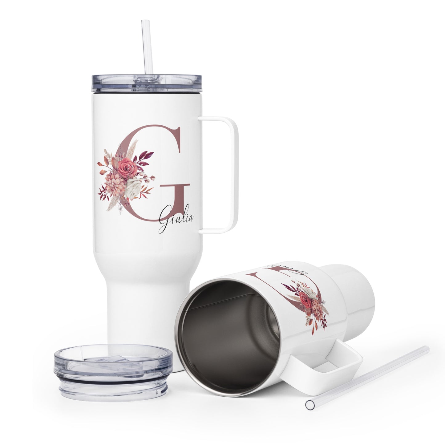 Thermo-Reisebecher mit Griff